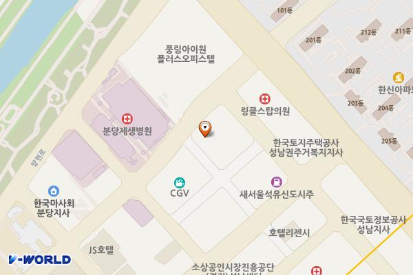 서현프라자 위치 지도 — 경기도 성남시 분당구 서현로 180번길 13 (서현동)