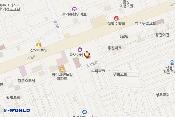 신흥제7공영주차장 위치 지도 — 경기도 성남시 수정구 수정남로 85, 신흥제7공영주차장 (신흥동)