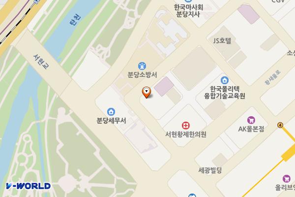 서현리더스빌딩 위치 지도 — 경기도 성남시 분당구 황새울로311번길 14 (서현동)