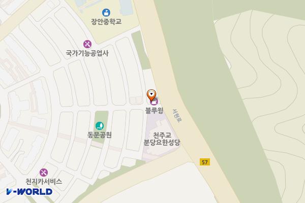 현대오일뱅크㈜서현셀프주유소 위치 지도 — 경기도 성남시 분당구 서현로 488 (분당동)