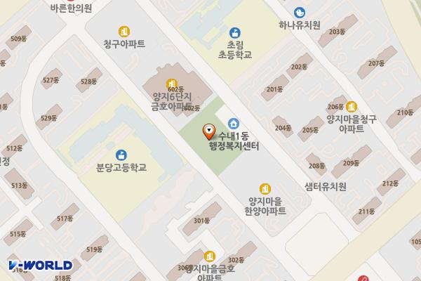 초림어린이공원 위치 지도 — 경기도 성남시 분당구 수내1동 31