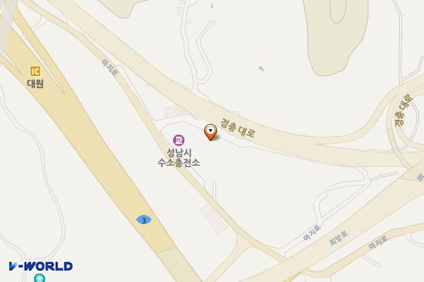 ㈜성남에너지 위치 지도 — 경기도 성남시 중원구 경충대로 2653 (갈현동)