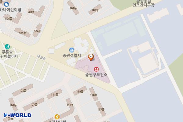 중원구보건소 위치 지도 — 경기도 성남시 중원구 금상로 137 (상대원동)