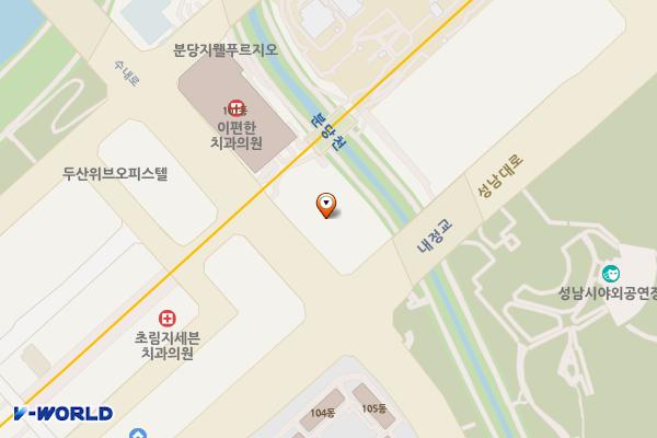 수내인라인스케이트장 위치 지도 — 경기도 성남시 분당구 수내동 2-1