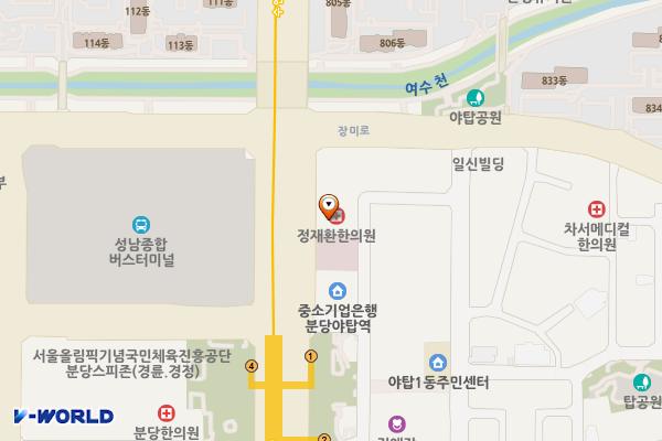궁전프라자Ⅱ 위치 지도 — 경기도 성남시 분당구 성남대로 934 (야탑동)