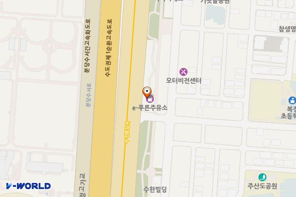 e-푸른주유소 위치 지도 — 경기도 성남시 수정구 성남대로 1482 (복정동)