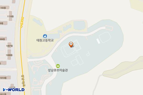 성남아트센터(오페라하우스) 위치 지도 — 경기도 성남시 분당구 성남대로 808 (야탑동)