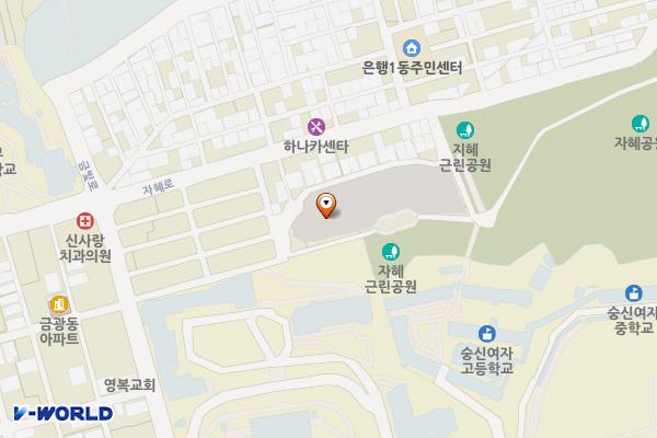 자혜공영주차장 위치 지도 — 경기도 성남시 중원구 자혜로72번길 9, 자혜공영주차장 (금광동)