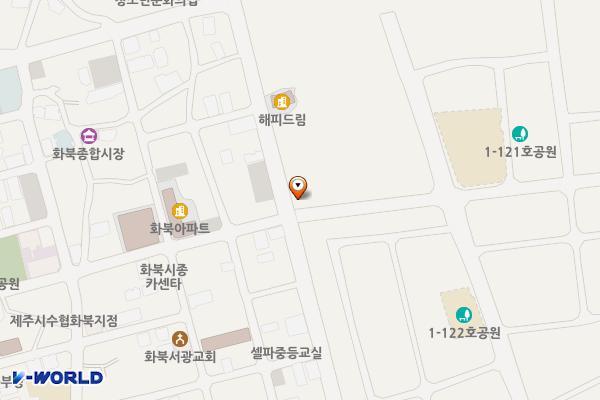 화북일동 1752, 진동로 12 위치 지도 — 제주특별자치도 제주시 화북일동 1752