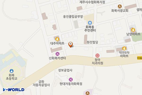 화북일동 1984-2, 진남로6길 3 위치 지도 — 제주특별자치도 제주시 화북일동 1984-2