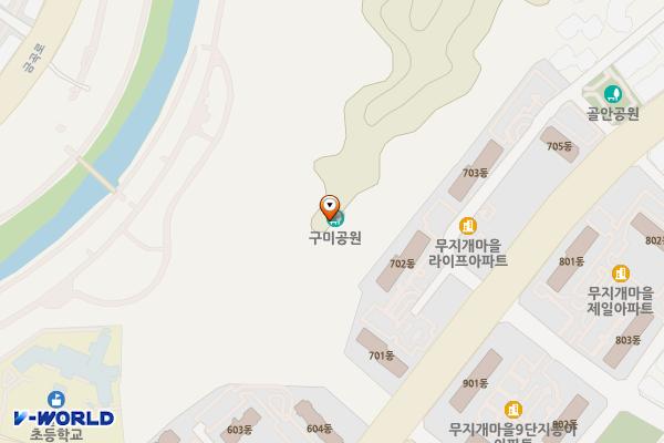 구미공원(야외공연장 앞) 위치 지도 — 경기도 성남시 분당구 금곡로 90 (구미동)