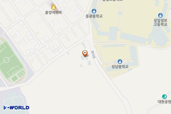 성남동제2공영주차장 위치 지도 — 경기도 성남시 중원구 원터로 67 (성남동)