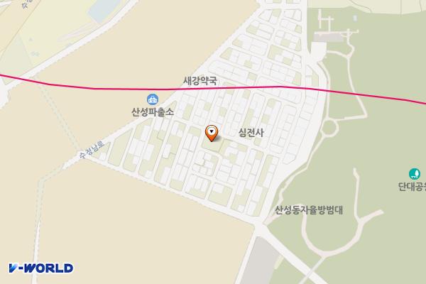 산성종합사회복지관 위치 지도 — 경기도 성남시 수정구 수정남로 306번길 15-16 (산성동)