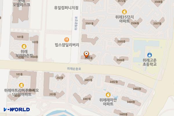 성남위례종합사회복지관 위치 지도 — 경기도 성남시 수정구 위례광장로 311 (창곡동)
