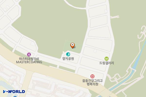 양지어린이공원 위치 지도 — 경기도 성남시 분당구 분당동 101