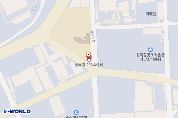 구도일주유소 성남 위치 지도 — 경기도 성남시 중원구 갈마치로 233 (상대원동)
