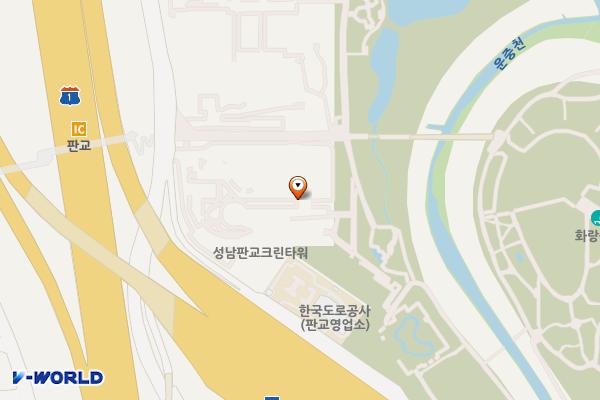 판교스포츠센터 위치 지도 — 경기도 성남시 분당구 판교로 228번길 55