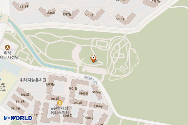 위례근린공원 10호(헌릉로변 족구장) 위치 지도 — 경기도 성남시 수정구 위례동이로 31 (창곡동)