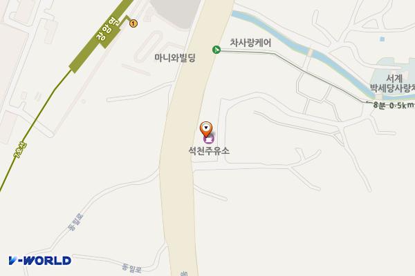 석천주유소 위치 지도 — 경기도 의정부시 동일로 110 (장암동)