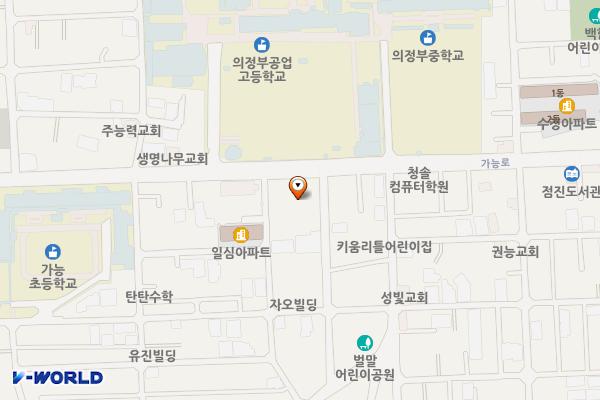 의정부농협 가능지점 위치 지도 — 경기도 의정부시 가능로 66 (가능동, 의정부농협가능지점)