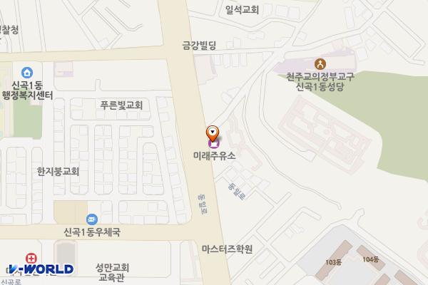 미래주유소 위치 지도 — 경기도 의정부시 동일로 492 (신곡동)