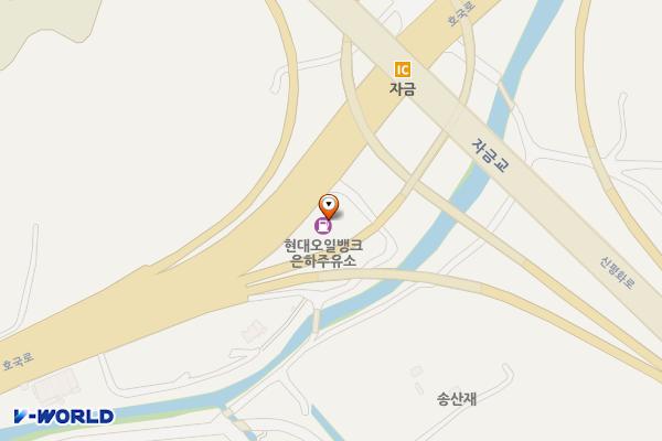 은하주유소 위치 지도 — 경기도 의정부시 호국로 1696 (자일동)