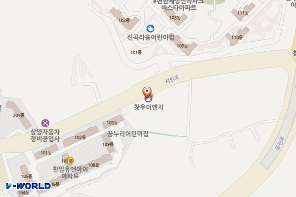 현대오일뱅크서울주유소 위치 지도 — 경기도 의정부시 시민로 284 (신곡동)