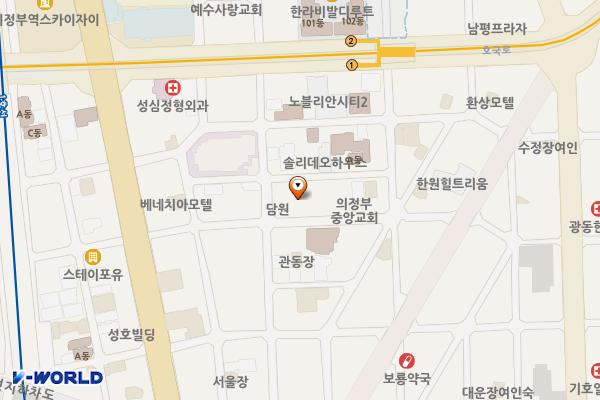 의정부입체공영주차장 위치 지도 — 경기도 의정부시 평화로562번길 29 (의정부동)