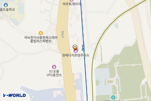 원에너지㈜ 호원주유소 위치 지도 — 경기도 의정부시 평화로 10 (호원동)