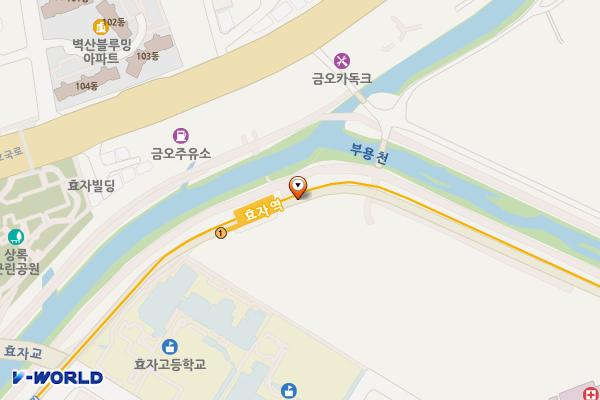 호호당 화장실(효자역) 위치 지도 — 경기도 의정부시 부용로 159-39 (신곡동)