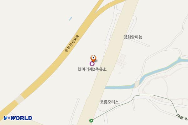 훼미리제2주유소 위치 지도 — 경기도 의정부시 동일로 207 (장암동)