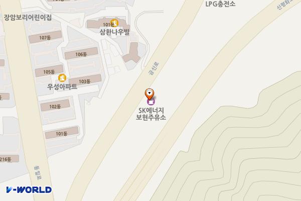 씨앤에스에너지㈜ 장암IC주유소 위치 지도 — 경기도 의정부시 금신로 30 (신곡동)