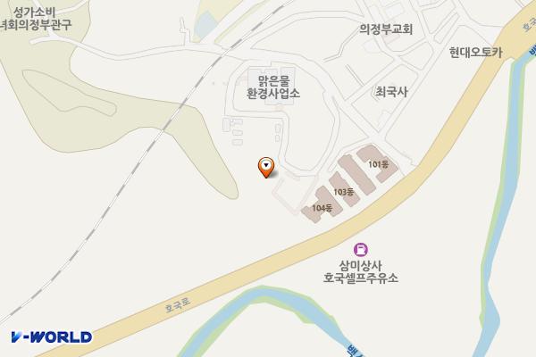맑은물사업소 1층 위치 지도 — 경기도 의정부시 호국로1049번길 39 (가능동, 맑은물사업소)