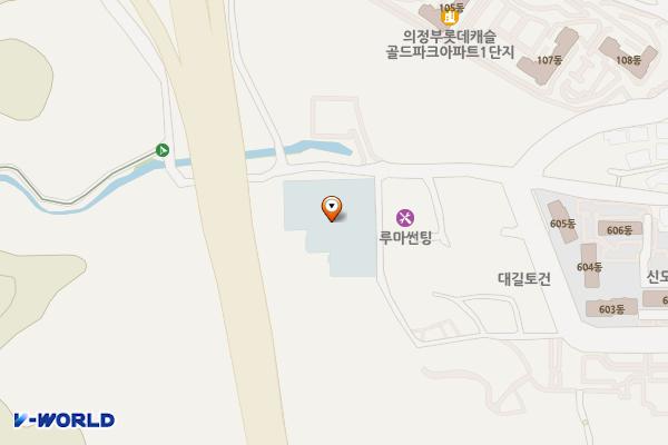 호원테니스장 위치 지도 — 경기도 의정부시 범골로35번길 87 (호원동)