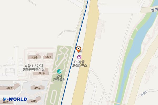 녹양엘피지충전소 위치 지도 — 경기도 의정부시 평화로 801 (녹양동)