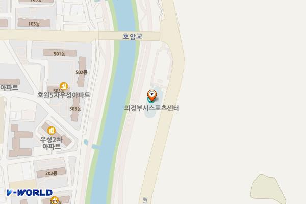 의정부시스포츠센터 위치 지도 — 경기도 의정부시 장곡로 101, 의정부시스포츠센터 (장암동)