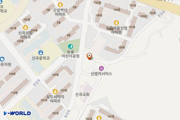 갑오빌딩 위치 지도 — 경기도 의정부시 능곡로 56 (신곡동)