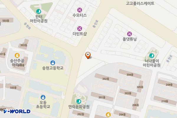 의정부시장애인종합복지관 위치 지도 — 경기도 의정부시 용민로 160 (민락동)