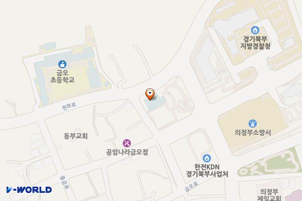 천보탁구장 화장실 위치 지도 — 경기도 의정부시 금오로23번길 28 (금오동)