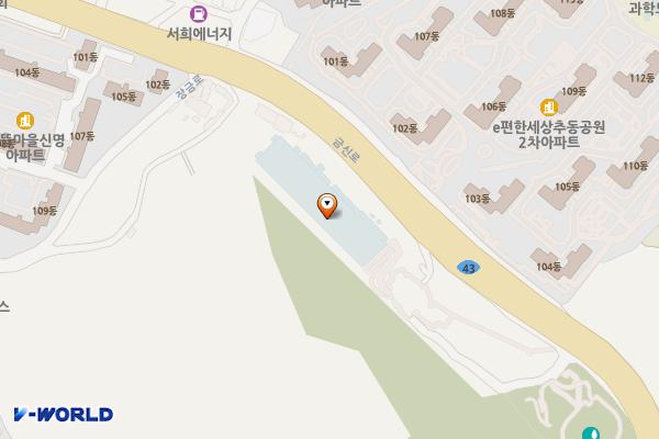 신곡실내배드민턴장 위치 지도 — 경기도 의정부시 금신로257번길 40 (신곡동)