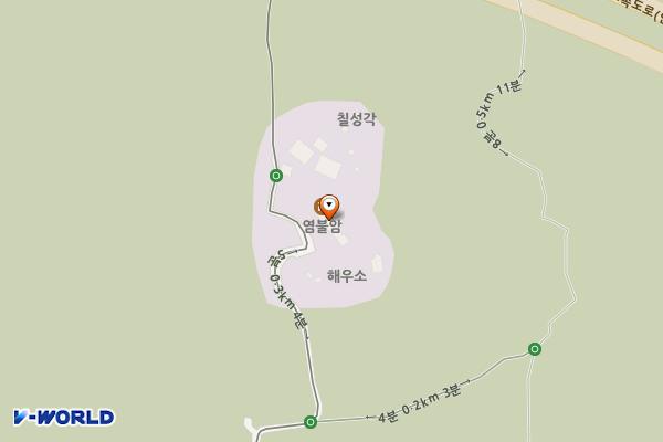 염불사(암) 개방화장실 위치 지도 — 경기도 안양시 만안구 예술공원로245번길 150