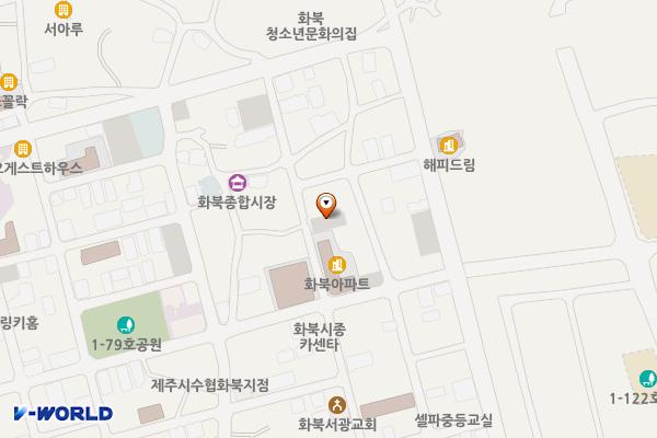 화북일동 1946-9 위치 지도 — 제주특별자치도 제주시 화북일동 1946-9
