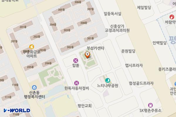 무궁화어린이공원 공중화장실 위치 지도 — 경기도 안양시 동안구 호계동 1061