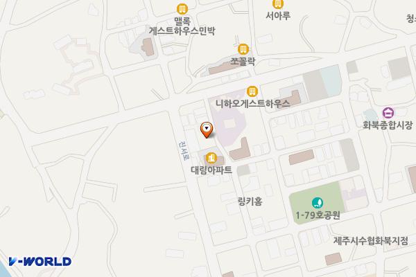 화북일동 1930-4 위치 지도 — 제주특별자치도 제주시 화북일동 1930-4