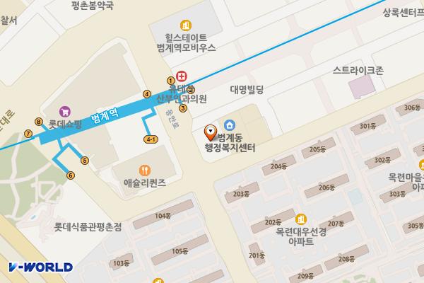올림픽스포츠센터 개방화장실 위치 지도 — 경기도 안양시 동안구 동안로 120(호계동)