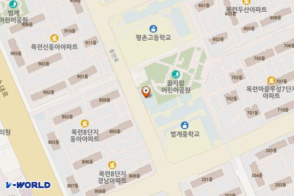 어린이도서관 화장실 위치 지도 — 경기도 안양시 동안구 동안로 66 (호계동, 안양어린이도서관)