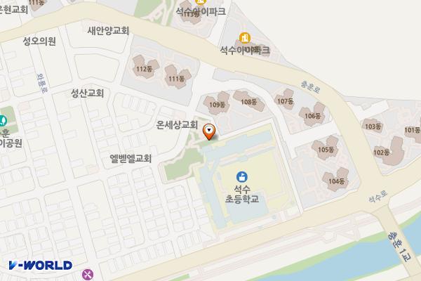 석수어린이공원 공중화장실 위치 지도 — 경기도 안양시 만안구 충훈로 71번길 15
