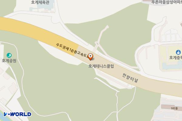 호계공원 매봉광장 옆 공중화장실 위치 지도 — 경기도 안양시 동안구 귀인로80번길 128