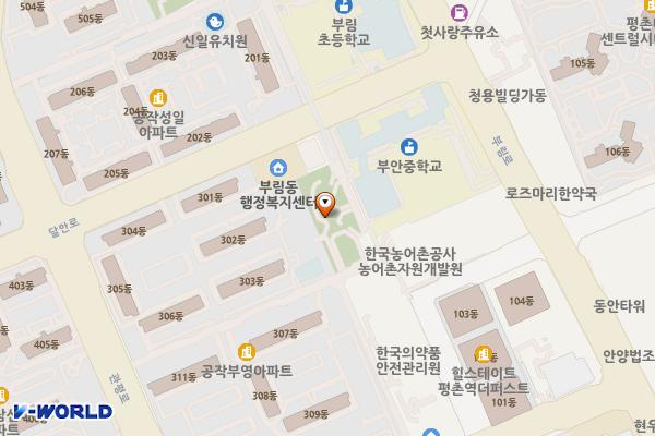 부안어린이공원 공중화장실 위치 지도 — 경기도 안양시 동안구 관양동 1588-4