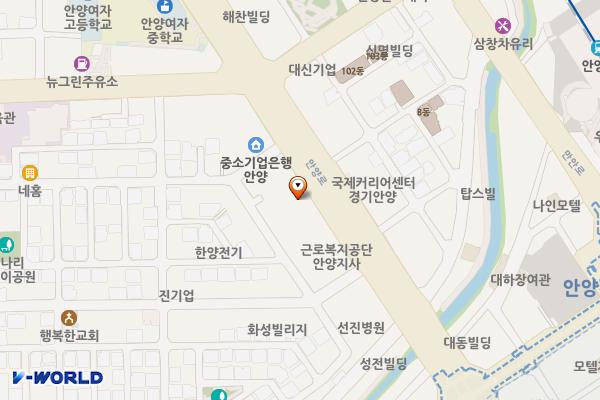 협심빌딩 개방화장실 위치 지도 — 경기도 안양시 만안구 안양로 339(안양동)